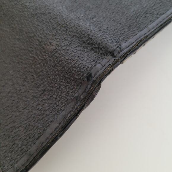 Dunhill Key Card Case Hooks Holder Wallet Logo Black Trifold Designer Coin Retro - Picture 7 of 12